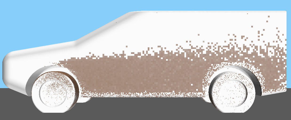 Modelling Road Vehicle Self-Soiling Using a Lagrangian Particle Tracking Approach